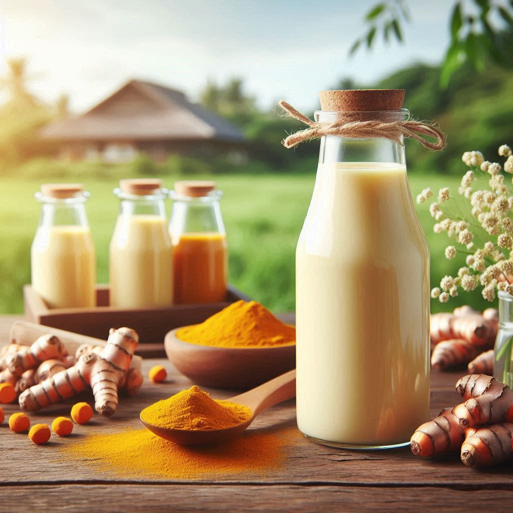 لبن كفير بالكركم